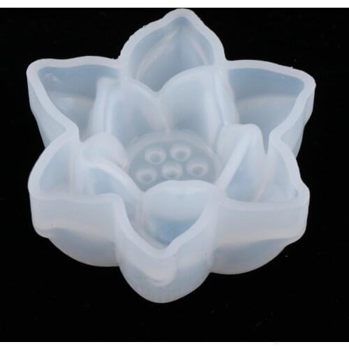 DIY 3D Lotus Flower Silicone Mold Fondant Cake Decorating Chocolate