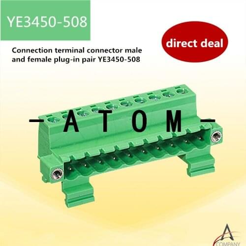 Connection terminal connector male and female plug-in pair YE3450-508