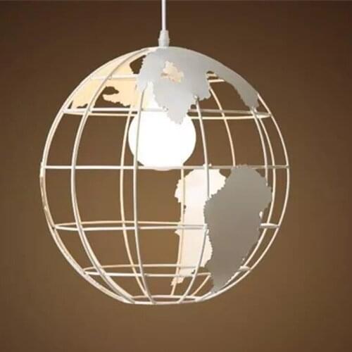Modern Creative Globe LED Pendant Lights Nordic Industrial Style Design Home Decor Pendant Lamp for Living Room Bedroom Bar Cafe