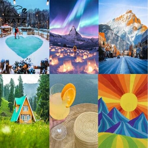 Mountain Scenery Diamond Painting Mountain Climbing Embroidery Crossing Diy Mosaic Picture Art Gift Cross Stitch Home Decoration