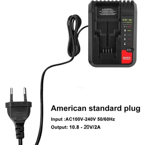 High Quality 9.6V-18V Charger for black and decker Black&Decker Li-ion battery charger Ni-CD Ni-MH A18 HPB18 A14 HPB14 A12 HPB12