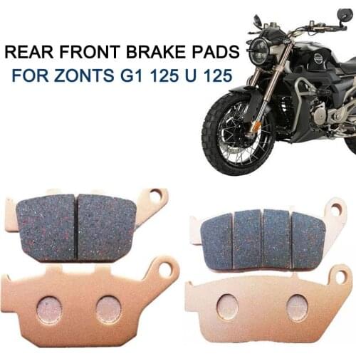 Motorcycle Rear Brake Pads Front Brake Pads For Zontes G1 -125 ZT125-G1 ZT125-U 125 U