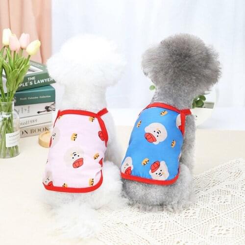 2021 Spring Dog Clothes Puppy Clothing Vest Comfortable Fleece Pet Dogs Coat For Small Medium Large Dogs