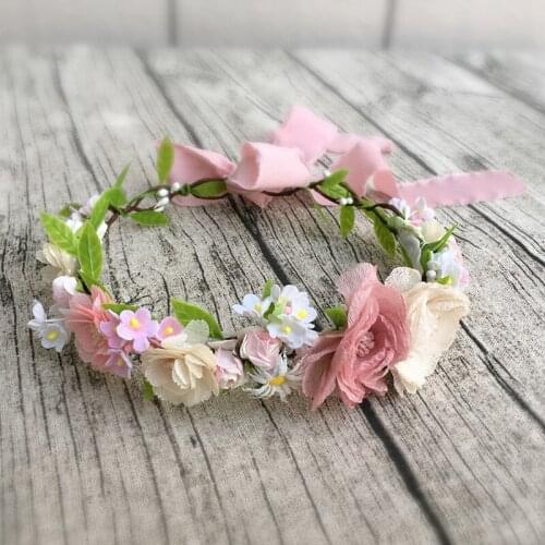 Free Shipping Blush Pink Flower Crown