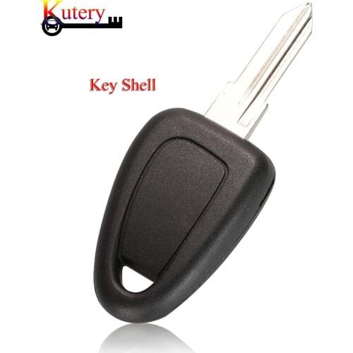 Kutery Remote Car Key Shell For Fiat Iveco With Uncut GT15R Blank Blade Without Button Transponder Key Case Fob Cover