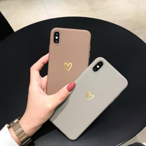 Mobile Phone Case For Huawei Mate 30 20 Lite Pro P40 P30 P20 P Smart Y9 Prime Case For Honor 20 Pro 8X Golden Love Phone Case