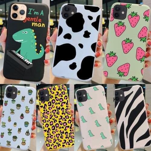 For Samsung A02 Case TPU Bumper Soft Siicone Back Cases For Samsung Galaxy M02 Case M 02 2021 Funda For Galaxy A 02 Dinosaur Cow