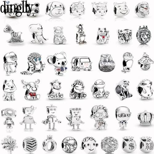 Dinglly Silver Beads