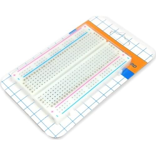 1Pcs 8.5x5.5cm 400 Tie Points Solderless PCB Breadboard Mini Universal Test Protoboard DIY Bread Board For Bus Test Circuit