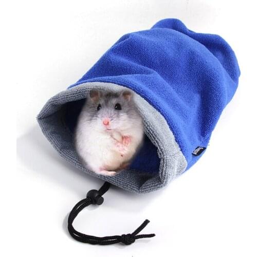 Hamster Bath Towel Bag Dry Hair Absorbent Towel Bag Squirrel Ferret Pet Cleaning Products Pet Supplies