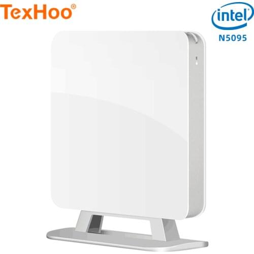 TexHoo Mini PC Windows 10 Linux Ubuntu Intel Celeron J1900 Pfsense TV Box HTPC Office Industrial Thin Client Desktop Computers