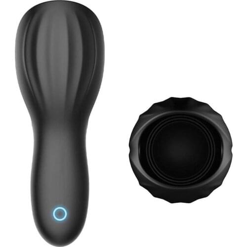 Male Sensitive Head Training Oral Cup 10 Vibration Modes for Men Prolonged Strong Erection Time Experience Satisfied Sexual Lif