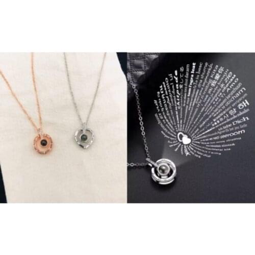 100 languages I Love You Necklace