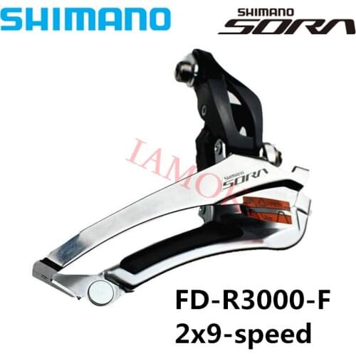 SHIMANO SORA FD-R3000-F Brazed-On Mount Front Derailleur Iamok Road Bicycle 2x9-speed Derailleurs Bike Parts