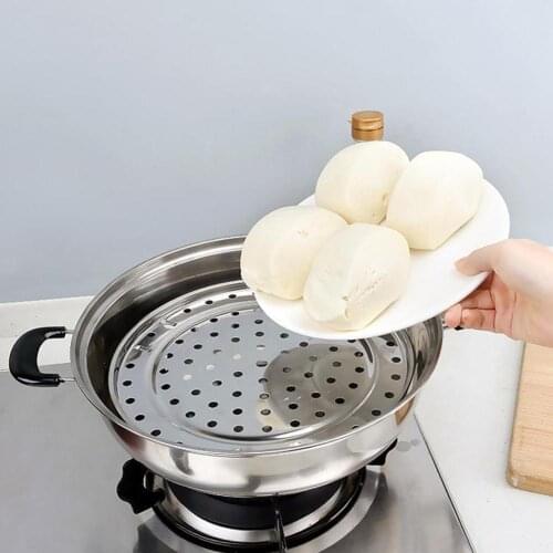 S/M/L/XL 4 Sizes Stainless Steel Steamer Rack Insert Stand Steaming Stock Tray Pot Tool Cookware U6U5