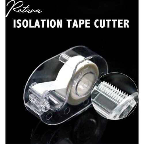 RETANA Eyelash Extension Tape Cutter Portable Dispenser Tape Holder Grafting Eyelash Plastic Splitting Tape Eyelash Graftin Tool