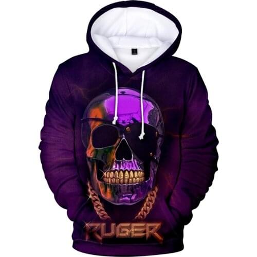 Ruger 3D Printed Fashion Fall Winer Suit Hoodies Sportswear Hooded HIP HOP Women/Men the hooded