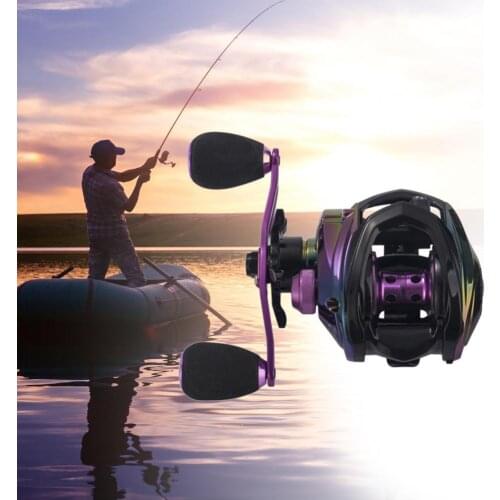 Multi-color 8.1:1 Magnetic Brake Bait Casting Reel Fishing Wheel for Angling Spinning Reel Sturdy 8.1:1 Bait Casting Reel Fishin