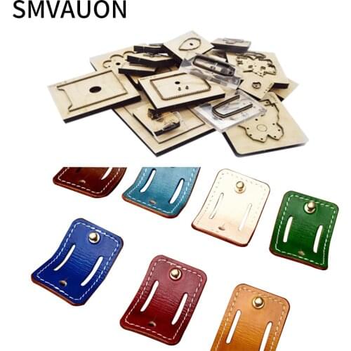 SMVAUON Stylish Wood Mold Card Package Cutting New 2021 Diy Manual Document Package Steel Mold Suitable For Die Cutting Machine