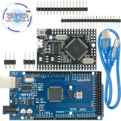 MEGA2560 MEGA 2560 R3 (ATmega2560-16AU CH340G) Pro mini MEGA2560 AVR USB board Development board MEGA2560 with Cable for arduino