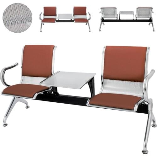 High-strength smooth 2-seater conference chair cantilever chair recliner waiting chair visitor chair quick installation