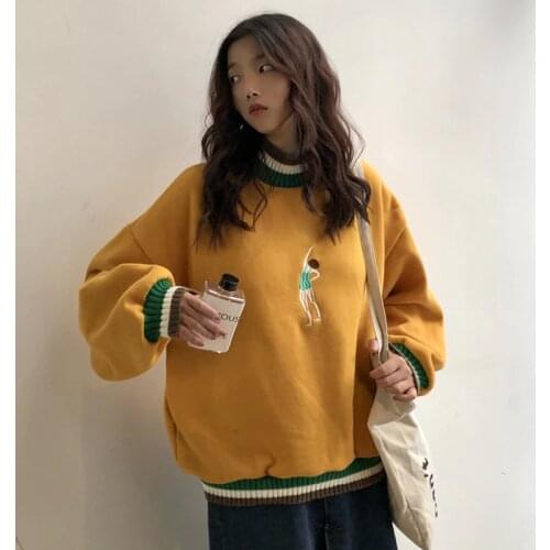 YouGeMan Women's Sweatshirts With Long Sleeves