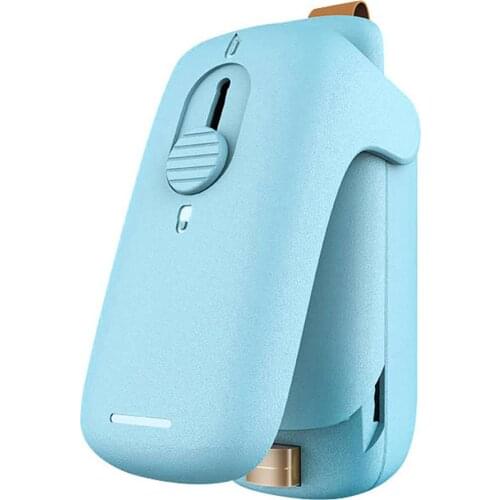 2 in 1 Heat Sealer Plastic Bags Cutter Mini Portable Handy Package Sealing Machines For Plastic Snacks Bags Heat Sealer Vacuum