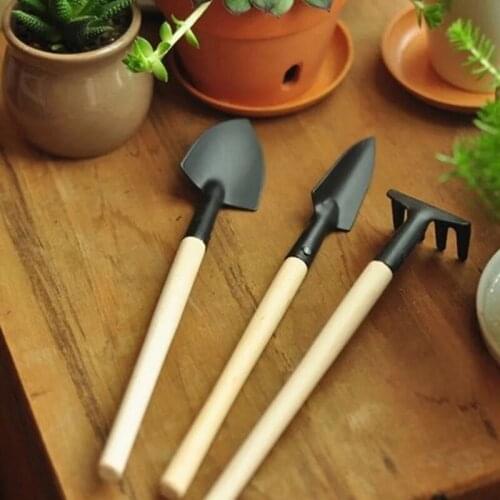 3pcs/pack Gardening Tool Set Mini Shovel Gardening Planting Tools Flower Pot Shovel Rake Spade