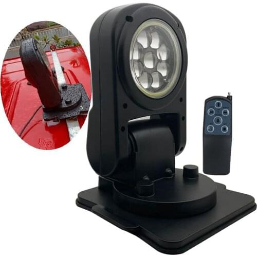 7 Inch Wireless Foldable 45W Led Work Search Light Remote Control Spot Light Marine Searchlight for Boat SUV Off road trucks