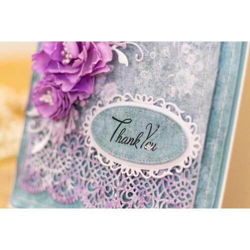 New Lace oval frame Metal Cutting Dies Stencils DIY Scrapbooking Paper/photo Cards Embossing Dies