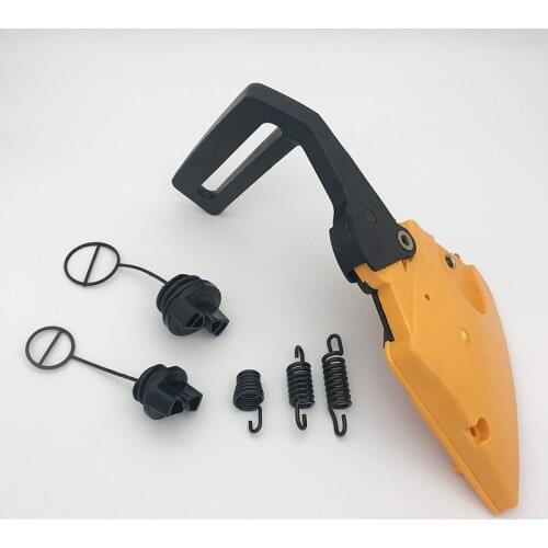 HUNDURE Chain Clutch Cover Brake Handle Cap Buffer Spring Kit Fit Partner 350 351 370 371 390 420 Chainsaw Replacement Parts