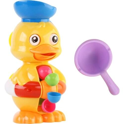 Yellow Duck Bath Toy for Toddler and Baby - Super Interactive Bathtub Water Fun