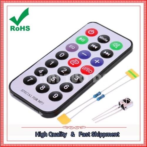 Infrared Wireless Remote Control Kit White