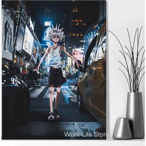 Killua Zoldyck Hunter x Hunter HxH Anime Home Decor Canvas Painting Wall Pictures Living Room Decoration Art Posters Prints