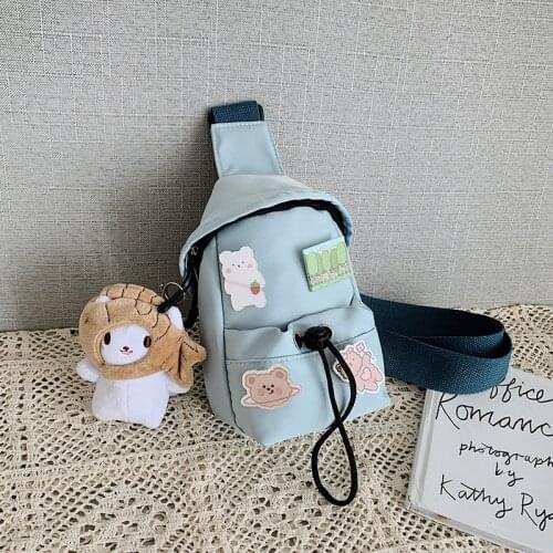 Korean Fashion Womens Bag Small Flap Chest Bag Nylon Bag For Women 2021Waist Bag Crossbody Bags Fanny Pack Bolso De Hombro