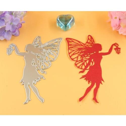 YINISE Girl Metal Cutting Dies For Scrapbooking Die Cut Template DIY PAPER Cards Album Decoration Embossing Folder Stencils