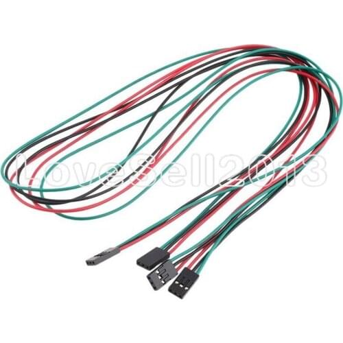 1Pcs 70cm 3Pin Cable set Female-Female Jumper Wire for Arduino 3D Printer Reprap