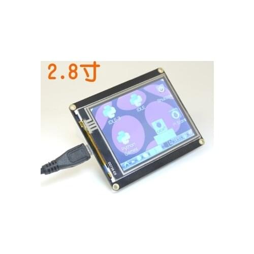 2.8 inch Mini USB Resistive Touch Screen for Cubieboard1 Cubieboard2 Raspberry Pi Pcduino