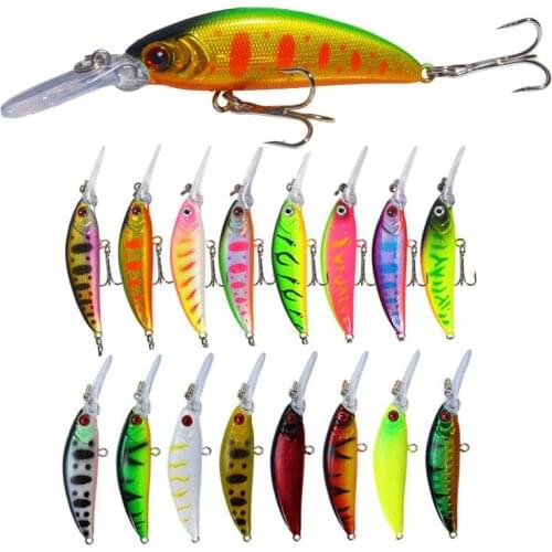 New YUZI Peche Leurre Japan Pesca Hard Fishing Lure 70mm 6g Sinking Stream Minnow Artificial Bait Bass Perch Pike Salmon Trout