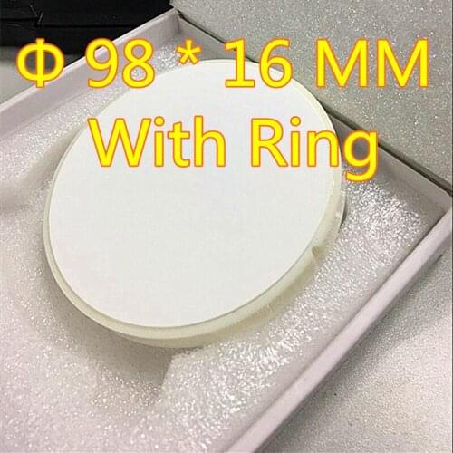 Wholesale 10 Pieces OD 98*16 MM Dental Zirconia Ceramic Blocks With Plastic Ring Outside For Open CADCAM Milling System Denture