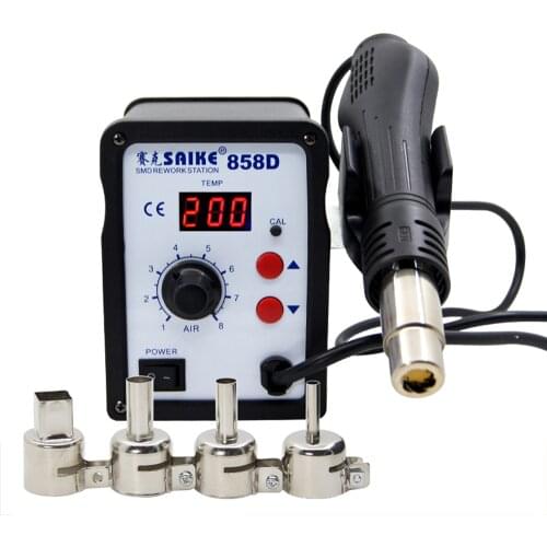 Bga Soldering Station Hot Air Gun 700W BGA Desolder Station Desoldering Station Saike 858D