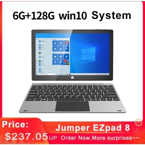 JUMPER EZPAD 8 Tablet 10.1 Inch Dual Core 6GB 128GB/64GB Window 10 1920 x 1200 Tablet PC for Home Office