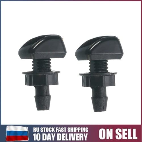 2 Pcs Universal Washer Wiper Nozzle Spray Kits Auto Car Front Windscreen For Volvo For VW Replacement Car Exterior Accessories