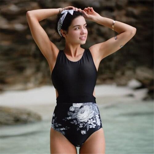 Sexy One Piece Swimsuit 2020 Swimwear Women Monokini Bodysuit Bandage Mayo High Waist Swimsuit Girls Beach Wear Badpak Banadores