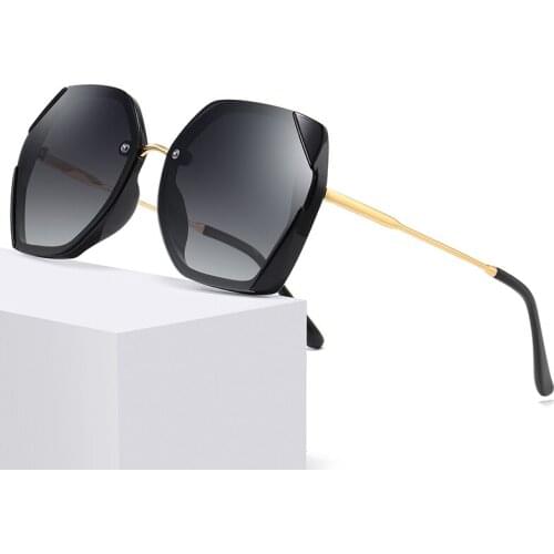 Big Frame Sunglasses for Women Polarized Sun Glasses Square Trend Driving Car Female Eyewear Sunglasses Photochromic UV400