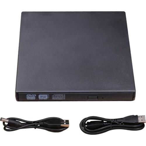 USB CD/DVD-RW Writer Burner External Hard Drive for Laptop PC Mac Macbook Pro CD RW DVD ROM Intelligent Burning