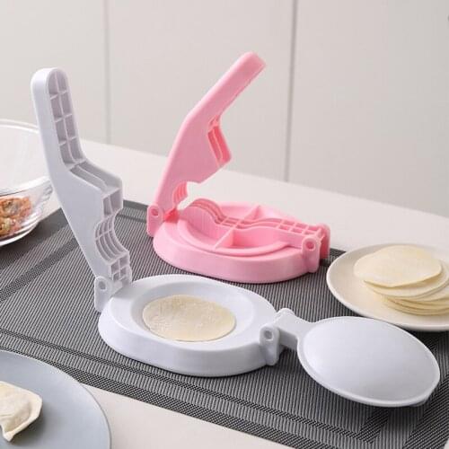 1Pc Dumpling Press Mold Artifact Chinese Style For Home New Style Press Kitchen Machine Manual Leather Dumplings Making Tool