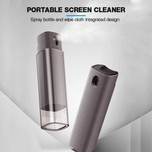Car Clean The Shell 2In1 Phone Screen Cleaner Spray Computer Mobile Phone Screen Dust Removal Tool Microfiber Cloth Cleaning Set