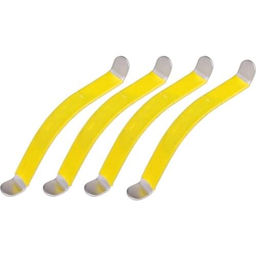4Pcs Guitar String Spreaders Rubber Coated Guitar Luthier Tool for Guitars Bass Fretboard Cleaning Filing Polishing