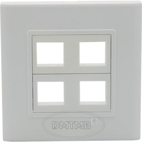 86 wall plate face plate with 4 keystone port